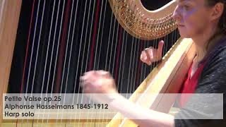 Petite Valse op25  Alphonse Hasselmans Silke Aichhorn Harp solo [upl. by Efthim]