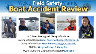 Field Safety 2024  Conception Boat Accident Review Program Impacts [upl. by Hannej]