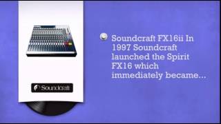 SOUNDCRAFT FX16ii Powerful live Recording Desk  DJkitcom [upl. by Epoh]