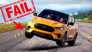 7 Cars that FAIL the Moose Test [upl. by Ecirahs]