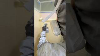 BATHTUB AND TILE REGLAZING 🛁🎅 diy painting christmaspresent christmas homeimprovement reel [upl. by Brigham]