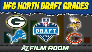 2024 NFL Draft Grades  NFC North [upl. by Ahon]