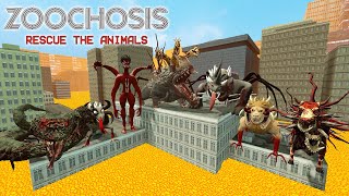 DESTROY ALL PARASITE MUTANT ANIMALS ZOOCHOSIS amp ZOONOMALY MONSTER in LAVA CITY Garrys Mod [upl. by Bortz]