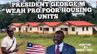 INSIDE GEORGE WEAH PRO POOR HOUSES Grand Gedeh County [upl. by Anatol]