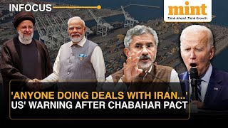 IndiaIran Chabahar Port Pact Day Later US Warns Of Potential Sanctions  World News [upl. by Yrekcaz]