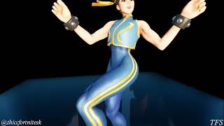 Chun Li abs En Repeticion Con Algunos Emotes [upl. by Eahc]