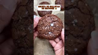 👉RECETA GALLETA DE BROWNIE [upl. by Mayeda743]