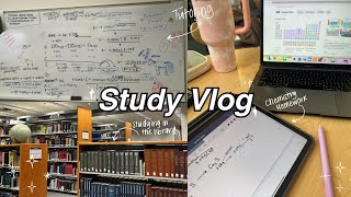 Study Vlog ੈ✩‧₊˚  coffee shops amp at home studying [upl. by Hiroko]