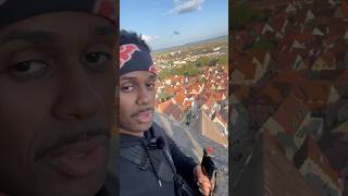 American VISITS Germany’s ATTACK ON TITAN CITY Nördlingen americaningermany germany shortsviral [upl. by Odnala845]