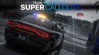 How to install SUPER CALLOUTS into LSPDFR GTA V [upl. by Nerine]