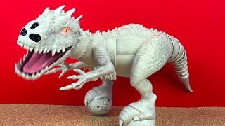 INDOMINUS REX DINO ZOOMER JURASSIC WORLD  COLECCION DINO ROBOT SONIDOS REALES [upl. by Dimah309]