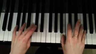 F sharpG flat major scale piano hands together two octaves [upl. by Garlaand]