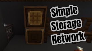 Minecraft Storage Room with Automatic Sorting System  2 Million Item Capacity [upl. by Nepsa]