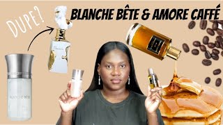 Blanche Bete  Amore Caffè  Her Confessions perfume review lattafa [upl. by Nennerb]