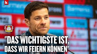 Xabi Alonso über möglichen MeisterPlatzsturm quotDanach wird der Rasen hoffentlich gut seinquot [upl. by Rashida]