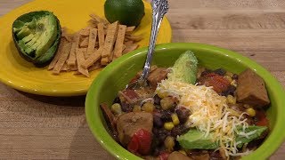 Chicken Tortilla Soup Recipe  HowTo Video [upl. by Inaj]