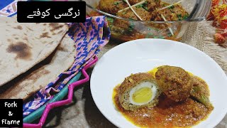 Try This Easiest Nargisi Kofta Curry Recipe Egg Stuffed Meatballs Egg Kofta Curry Koftay Ka Salan [upl. by Ydnolem]