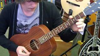 Neil plays the Ashbury AT24 Tenor Guitar  Hobgoblin Music Birmingham [upl. by Elleval610]