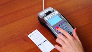 Verifone VX520 инструкция видео обзор как работать с терминалом эквайринга [upl. by Enos]