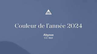 Couleur de l’année 2024  Abysse CC  860  Benjamin Moore [upl. by Tommi]