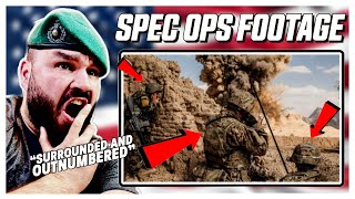 British Marine Reacts To Insane US Special Forces Combat Footage [upl. by Ecinev]