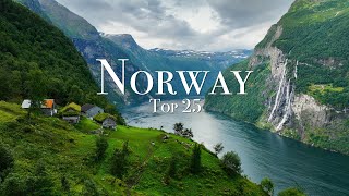 Top 25 Places To Visit in Norway  Travel Guide [upl. by Mittel140]