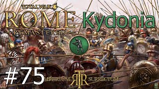 Lets Play Total War Rome Remastered  Imperium Surrectum  Kydonia  Part 75 Spartan Dungeon [upl. by Akaenahs]