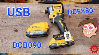 Adaptador Usb 12V amp 20V Dewalt Dcb090 Carregador De Celular [upl. by Anomar]