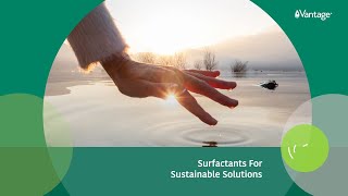 Surfactants for Sustainable Solutions [upl. by Koenig601]