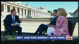 Mitt amp Ann Romney Interview with Piers Morgan London England July 26 2012 13 [upl. by Ranitta65]