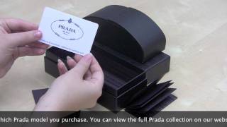 Prada Sunglass Unboxing [upl. by Acitel]