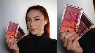 Dewy Cheek amp lip palette de Danessa Myricks Swatches y reseña  Industrial Beauty [upl. by Anwahsed]