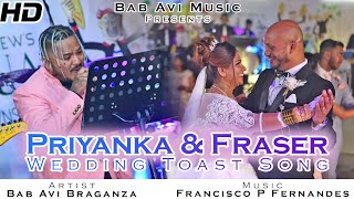 Konkani Wedding Toast Song Bab Avi Priyanka Weds Fraser [upl. by Earased]