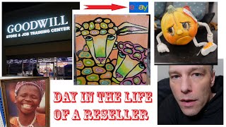 Day In The Life Of A RESELLER  What Sold New Listings Trip To The Thrift Goodwill Haul reseller [upl. by Anitselec901]