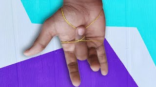 3 Amazing Rubber Band Tricks  DIY  How To Do Magic Using Rubber Band [upl. by Claudianus316]