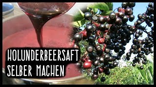 Holunderbeerensaft selber machen  Dampfentsafter [upl. by Adabel]