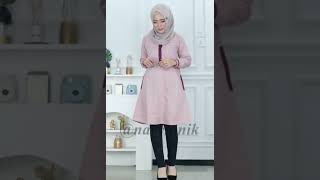 Baju tunik wanita bahan katun toyobo Baju tunik wanita terbaru kekinian [upl. by Fontana]