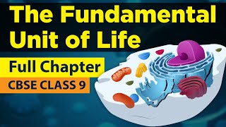 THE FUNDAMENTAL UNIT OF LIFE in 1 Shot  FULL Chapter Animation  Class 9th Biology  NCERT Science [upl. by Kissner320]