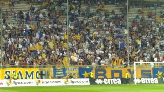 ParmaLumezzane lettura formazioni inno Forza Parma Canzone Crusaders [upl. by Namien]