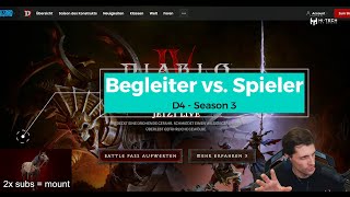 Diablo 4 Begleiter vs Spieler das große Duell Saison 3 [upl. by Mulry]