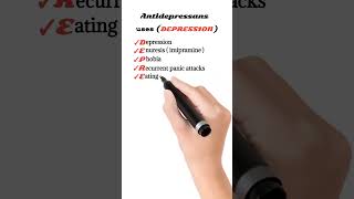 antidepressants uses mnemonic  pharmacology mnemonics mm786 [upl. by Sigler]