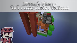 Worlds First 1x1 Flush Carpet Trapdoor [upl. by Aihsak]