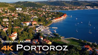 PORTOROZ 🇸🇮 4K Drone  Portorose SLOVENIA [upl. by Tali238]