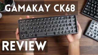 Gamakay CK68 amp Stargazing PBT Keycap Mechanical Keyboard Review [upl. by Rhiamon]