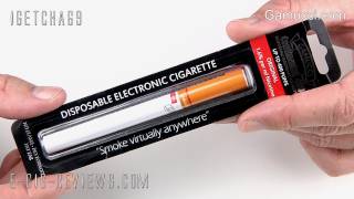 REVIEW OF THE GAMUCCI DISPOSABLE ELECTRONIC CIGARETTE [upl. by Barmen222]