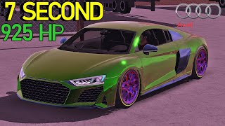 AUDI R8 V10 925HP  GEARBOX SETTING  CAR PARKING MULTIPLAYER GAMEPLAY [upl. by Sherrill]