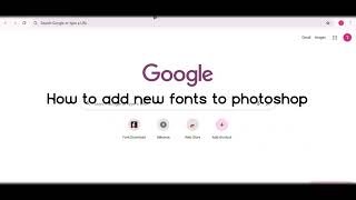 Photoshop Add new custom Fonts to photoshop Tutorial [upl. by Dang]