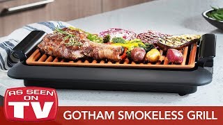 Gotham Steel Smokeless Grill New [upl. by Esilrahc]