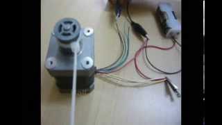 How To Identify The Wires  Leads Of A Stepper Motor [upl. by Annaiv]