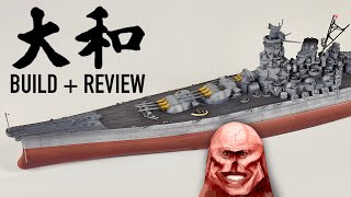 I built the YAMATO  Pit Road 1700 Yamato battleship Build  Review [upl. by Viridi]